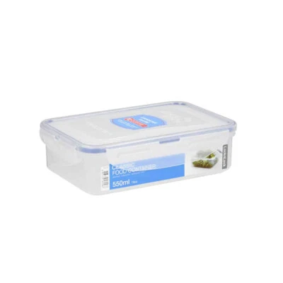 Lock & Lock Rectangle Airtight Food Storage Container 550ml HPL815 - Image 1 of 4