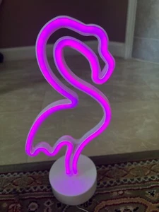 LED Neon Sign Lights Bedroom Night Light Lamp Kids Room Home Wall Art Decor Gift - Picture 1 of 4