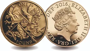 Last Ever Round pound Coin dated 2016 Made in UK - Picture 1 of 4