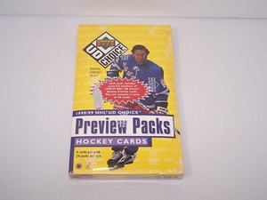 1998-99 UD Choice Hockey Preview Packs Sealed Box 24 Packs Upper Deck