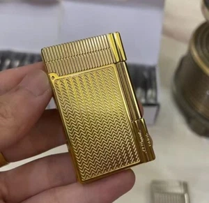 Luxury Retro Cigarette Bright Ping Sound Gas Memorial DP Engraving Lighter - Picture 1 of 13