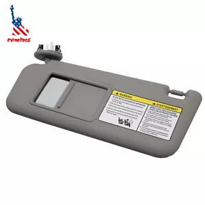 Driver Left Side Gray Sun Visor Fit For 2006-2012 Toyota RAV4 74320-42501-B2 US - Picture 1 of 6