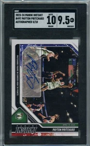 2023-24 Instant PAYTON PRITCHARD Red White Blue AUTO /10 SGC 9.5 - Picture 1 of 2