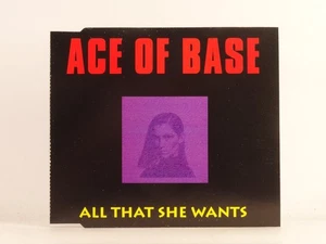 ACE OF BASE ALL THAT SHE WANTS (F90) 4 Track CD Single also Picture Sleeve LONDO - Imagen 1 de 7