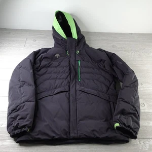 Descente Kodiak Insulated Ski Jacket Men's 2XL XXL Black Heat Navi Motion 3D - Picture 1 of 13