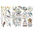 Prima Marketing Re-Design Decor Transfers 6"X12" 3/Sheets-Garden Marvels