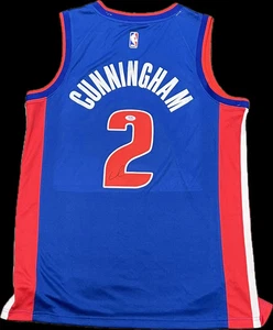 Cade Cunningham Signed Jersey PSA Detroit Pistons Autographed - Picture 1 of 3