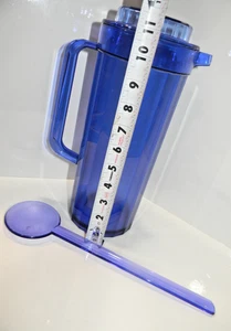 NUEVO - Jarra alta de acrílico Tupperware Preludio 2003A-1 acuarela azul - Imagen 1 de 2