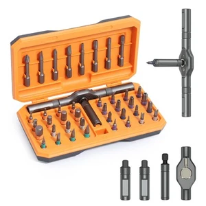 42 in 1 Magnet Schraubendreher Set, Multi Ratschenschraubendreher Set mit 40 Teilen... - Bild 1 von 7