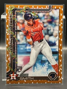 2025 Topps Holiday Cam Smith Naranja Holiday Lights Rookie Parallel #121 - Imagen 1 de 1