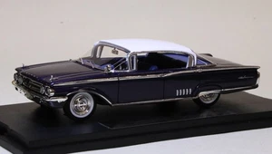 Goldvarg 1/43 1960 Mercury Park Lane cuatro puertas, blanco/azul marino. LTD: 200 NUEVO EN CAJA - Imagen 1 de 10