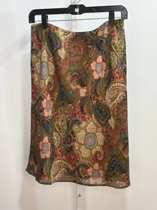 Parallel Women’s Paisley Multicolor Skirt, Size Medium. 2X - Picture 1 of 6