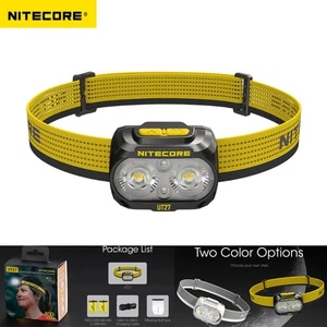 Faros recargables Nitecore UT27 800LM luces de circulación con batería doble HLB1500 - Imagen 1 de 29