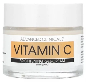 ADVANCE CLINICALS Vitamin C, Brightening Gel-Cream, 2 fl oz (59 ml) BRAND NEW - Picture 1 of 4