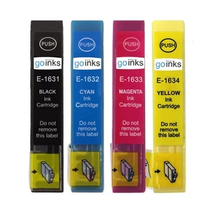 4 Ink Cartridges Compatible to replace T1631 T1632 T1633 T1634 (16XL) non-OEM - Picture 1 of 2