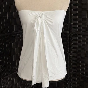 Tommy Bahama Pearl Sarong Wickel Bandini Schwimmen Top weiß Größe Small - Bild 1 von 17