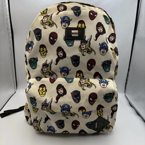 Marvel x VANS Old Skool II Backpack Avengers Heads Super Hero Rucksack Bag - Picture 1 of 16