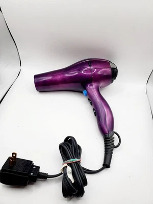 Conair 1875 Watt Hair Dryer Model 281p  Purple Tested - Image 1 of 4