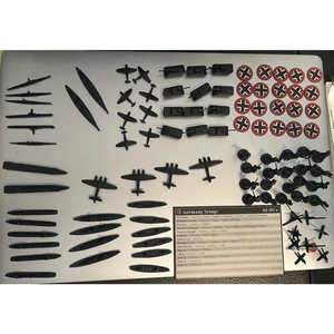 Axis & Allies Spring 1942 GERMANY Units REPLACEMENT Black Avalon Hill Game - Picture 1 of 1