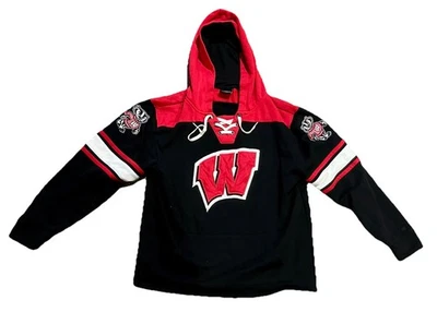 Wisconsin Badgers — Sudadera Coliseo Atletismo — Talla Grande para Hombre » Foto 1 de 3