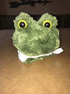 Aurora Frosch Kröte Plüsch Handpuppe Muppet Bullfrog 10 Zoll große Augen spielen - Bild 1 von 5