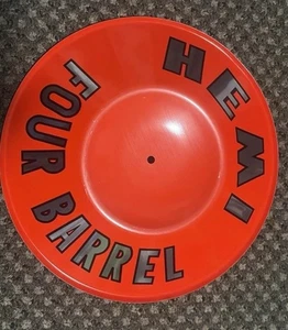 MOPAR DODGE PLYMOUTH HEMI FOUR BARREL AIR CLEANER PIE TIN COVER NOS - Picture 1 of 4