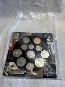 2009 Royal Mint Stempelglanz Jahresmünzensatz Kew Gardens 50p Pack - Bild 1 von 6