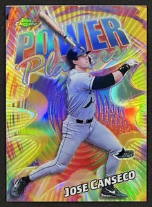 2000 Topps Chrome Power Players Jose Canseco #P9 rifrattore - Foto 1 di 2