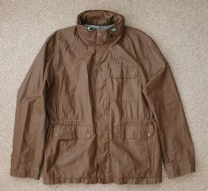 Calamar Giacca Uomo Outdoor Impermeabile Marrone con Cappuccio Cargo XL/2XL - Foto 1 di 14