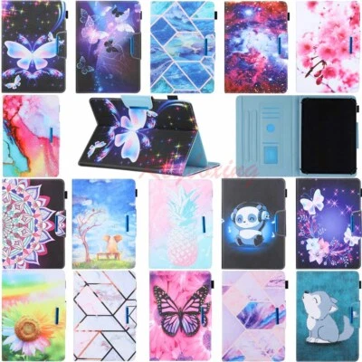 Universal Various 10.1" 9.7" 8" 7" Android Tablet Folio Stand Leather Case Cover - Image 1 of 4