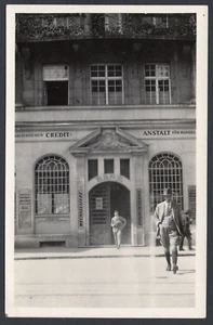 Postcard Austria Innsbruck the Credit Anstalt Bank dated 1927 RP - Picture 1 of 2