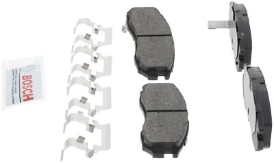 Pastillas de freno de cerámica azul Bosch láser Plymouth 1990-1994 con herrajes delanteros Foto 1 de 4