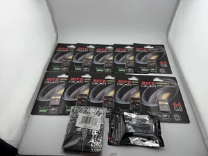 10 Ritz Gear Video Pro 64GB Ultra HD SDXC UHS-ll Memory Cards Card reader & Hold - Picture 1 of 4