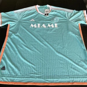 ADIDAS Inter Miami #10 Lionel Messi Autentica 3° Kit Maglia Calcio Uomo Nuova con etichette 3XL - Foto 1 di 13