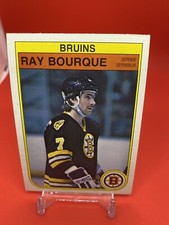 Ray Bourque 1982-83 O-Pee-Chee # 7 Boston Bruins Hall Of Famer