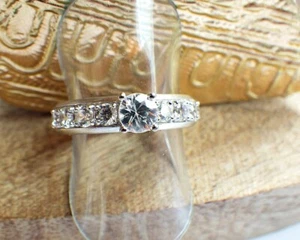 SCHMUCK-STCK RING Zirkon weiß Silber NEU Silberzeit by Sogni d'oro 19 60 18 57 - Picture 1 of 7