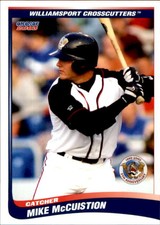 2003 Williamsport Crosscutters Choice 15 Mike McCuistion Yucaipa California Card