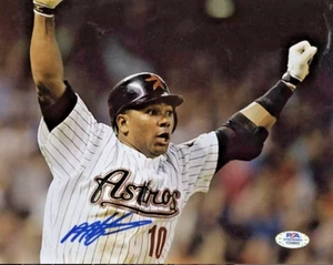 Miguel Tejada Houston Astros Autograph Signed 8x10 Photo PSA COA Sticker - Picture 1 of 2