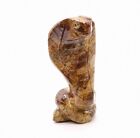 Natural Large Cobra Soapstone Crystal Carving Chakra Healing 92G