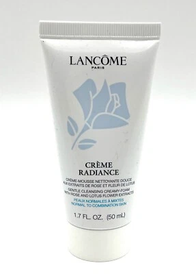 New! Lancome Creme Radiance Foam with Rose & Lotus Cleanser  1.7 oz /50ml - Image 1 of 2