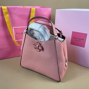 Kate Spade Handtasche Talia Clutch Tasche Peachy Rose Rosa Leder Kleine Umhängetasche Neu - Bild 1 von 14