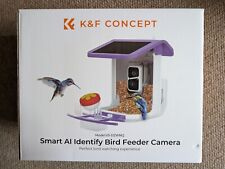 K&F Concept Bird Feeder Camera Solar Battery Powered Wireless Bird Watching Cam