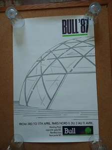 ITHistory POSTER (1987)  BULL at SICOB (Paris France) (3 Au 11 Avril) - Picture 1 of 1