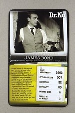 1 x Top Trumps Ltd Ed card Bond 007 James - Sean Connery ≠ T16