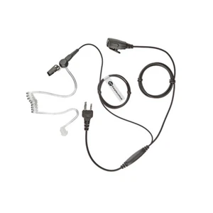 Cobra 2 Pin Covert Acoustic Earpiece With PTT MIC FRS90 PR330 MT500 MT700 - Picture 1 of 16