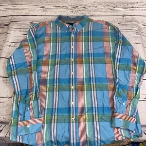 Tommy Hilfiger kariertes Button Down Herrenhemd Größe XXL EUC - Bild 1 von 6