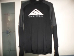 nike black hooded top M - Picture 1 of 6