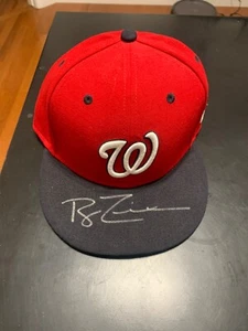 ryan zimmerman autograph Washington Nationals baseball hat - Picture 1 of 3