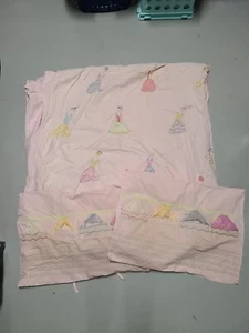 Land of Nod "Girls In Lace Skirts" Full/Queen Duvet & 2 Shams - Picture 1 of 7