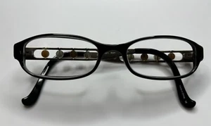 Cynthia Rowley Frames 0271 Black Metal Office School Travel Boho Chic Classic - Picture 1 of 4
